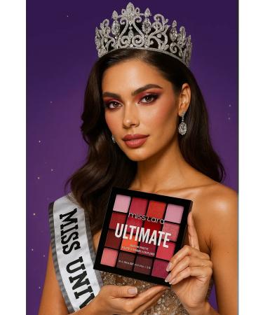 Jacques88 Palette for eye makeup with 16 shades