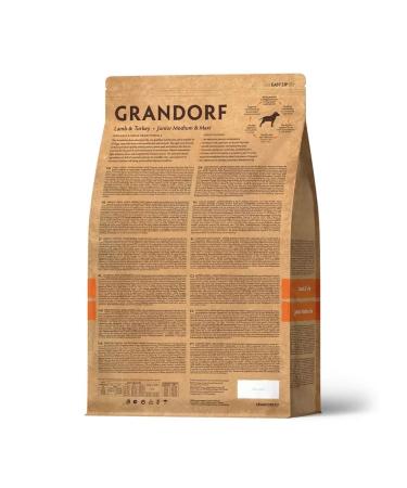 Grandorf Feed for juniors of all rocks of the lamb with turkey 10 kg - Buy Online on GoSupps.com