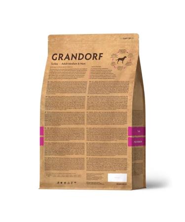 Grandorf adult dogs of medium and large rocks of a turkey 3kg - Buy Online on GoSupps.com
