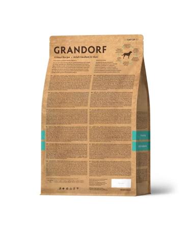 Grandorf Dog food for four types of meat with probiotics 10 kg - Buy Online on GoSupps.com