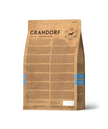 Grandorf Feed for dogs of medium and large breeds white fish 3 kg - Buy Online on GoSupps.com