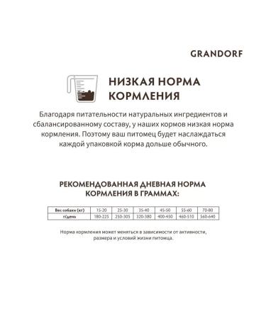 Grandorf Feed for dogs of large breeds of lambs with Maxi turkey 3 kg - Buy Online on GoSupps.com