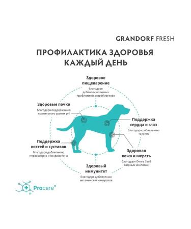 Grandorf Feed meat of a lamb with a battal for dogs of large breeds 3 kg - Buy Online on GoSupps.com