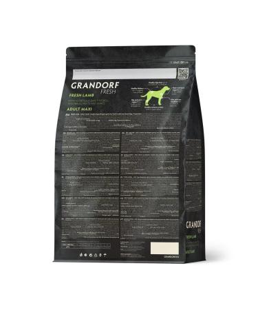 Grandorf Feed meat of a lamb with a battal for dogs of large breeds 10 kg - Buy Online on GoSupps.com