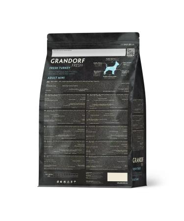 Grandorf Feed meat of turkey with a battles for dogs of small breeds 3 kg - Buy Online on GoSupps.com