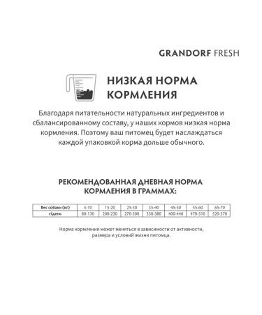 Grandorf Bezernary feed of turkey meat with a battal for dogs 10 kg - Buy Online on GoSupps.com