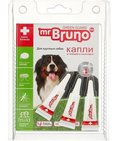 Mr Bruno Replaced drops for large dogs more than 30 kg 3x4 ml - Buy Online on GoSupps.com
