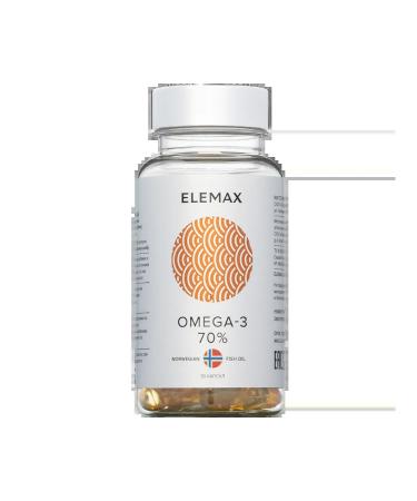Elemax omega-3 (Omega-3 70%) Fatty acids of high concentration ...