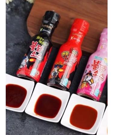 Buldak Samyang sauce with the taste of acute chicken and carbonar 200 grams - Buy Online on GoSupps.com