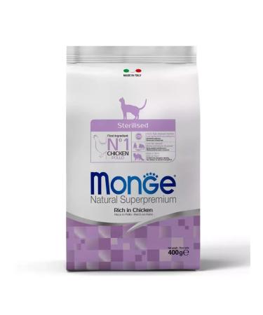 MONGE Dry food for sterilized cats with chicken 1.5 kg - Buy Online on GoSupps.com