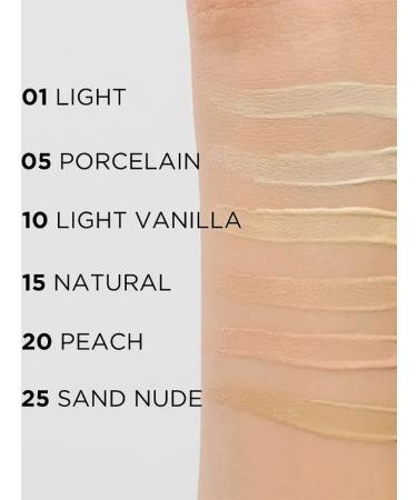 EVELINE Facial Concealer Wonder Match tone 015 - Buy Online on GoSupps.com