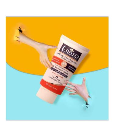 Ellaro Sunny cream with a tonal effect - SPF 25 - Buy Online on GoSupps.com