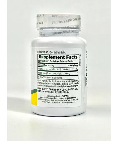 NaturesPlus Vitamin C Vitamin C 1000 Mg - Buy Online on GoSupps.com