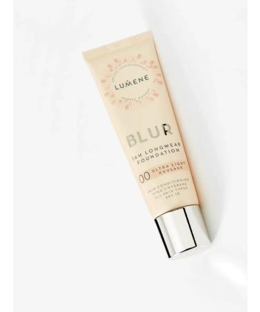 Lumene Sustainable foundation of 16 hours SPF 15 Blur tone 00 - Buy Online on GoSupps.com
