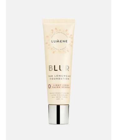 Lumene Sustainable foundation 16 hours SPF 15 Blur tone 0