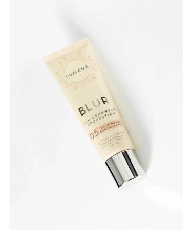 Lumene Sustainable foundation of 16 hours SPF 15 Blur tone 0.5 - Buy Online on GoSupps.com