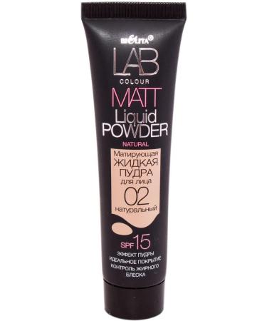 BIELITA Lab Color matting liquid powder 02 natural 30ml