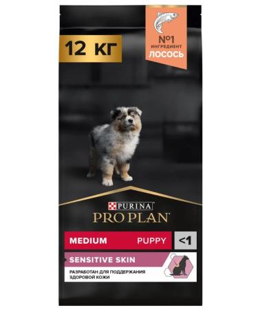 PRO PLAN Dry food for puppies of medium dogs moose 12 kg