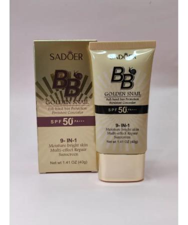 cream BB for face with mucin snail