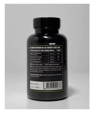 Rcfarma Vitamin D3K2 5000iu capsules - Buy Online on GoSupps.com