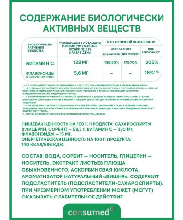 Consumed Syrup ivy with vitamin s from cough cold flu - Buy Online on GoSupps.com