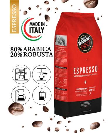 VERGNANO Espresso 1kg coffee - Buy Online on GoSupps.com