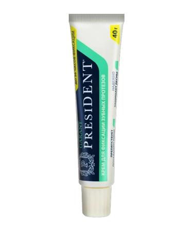 PRESIDENT Cream for fixing dentures mint 40 g - Buy Online on GoSupps.com