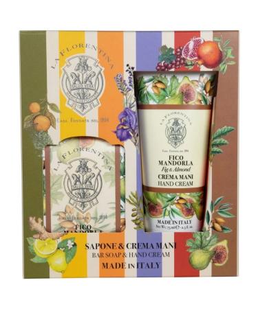LA FLORENTINA Set "figs and almonds" (hand cream + soap)