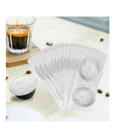 Aluminum lids for coffee capsules Vertoo 10 pcs - Buy Online on GoSupps.com