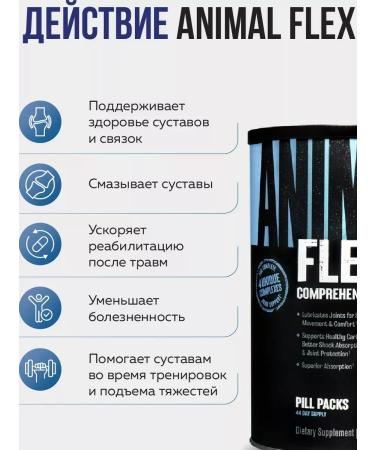 Animal Glucosamine chondroitin MSM for joints and ligaments set - Buy Online on GoSupps.com