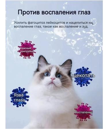 Remove the lacrimal paths and brown discharge from a cat - Buy Online on GoSupps.com