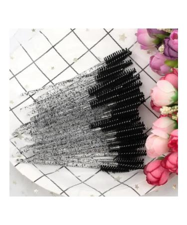 Set of eyebrows and eyelashes