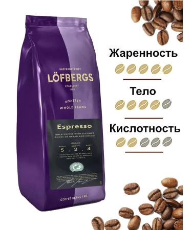 LOFBERGS Coffee grain Lefbergs The Espresso 1kg - Buy Online on GoSupps.com