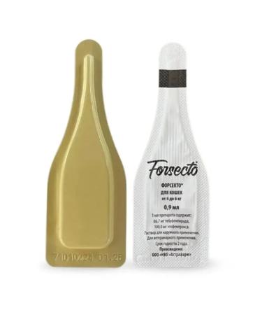 Astrapharm FORSECTO Drops for cats from 4 to 6 kg 0.9 ml 2 peep - Buy Online on GoSupps.com