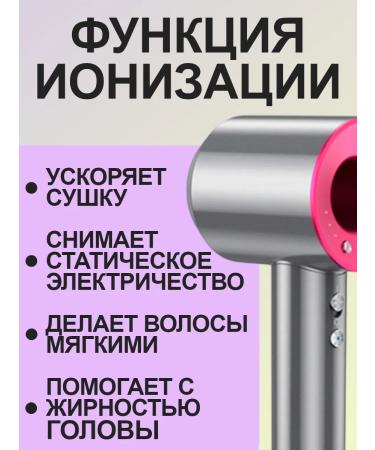 Professional hairdryer for all types of hair 5 nozzles - Buy Online on GoSupps.com