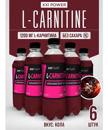 XXL L-Carnitine 500 Ml drink Taste Cola 6 pieces