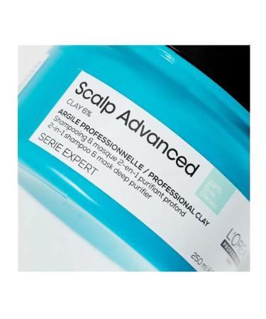 L'Oreal Hair mask 2V1 Scalp Advanced Deep Cleaning 250ml - Buy Online on GoSupps.com