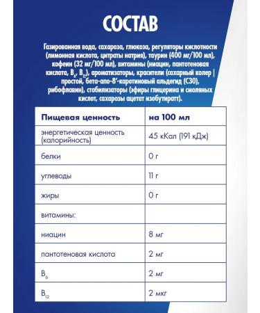 Energetic Red Bull Tropic Tropic 250 ml x 6 pcs - Buy Online on GoSupps.com