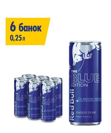 Energetic Red Bull Cheric Blue 250 ml. x 6 pcs