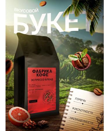 Coffee Factory Espresso mixture of grain coffee 500 g - Buy Online on GoSupps.com