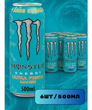 Energy drink Monster Ultra Fiesta Mango 6pcs 500 ml