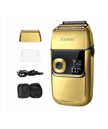 Kemei Male electric shoe with a display cover and nozzles KM-2028