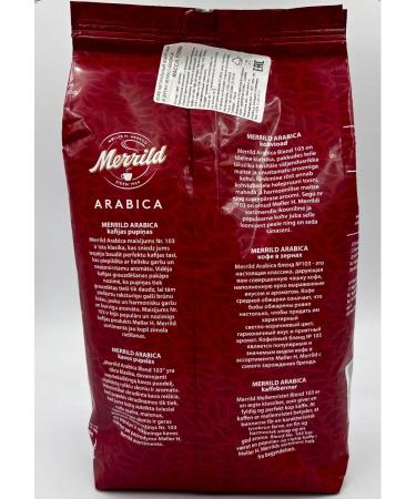 Merrild Arabica coffee in grains 1 kg - Buy Online on GoSupps.com