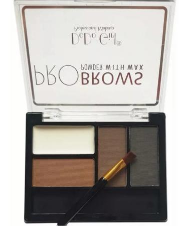 Sabbi shadows Professional palette of shadows for eyebrow makeup 3 pcs - Buy Online on GoSupps.com