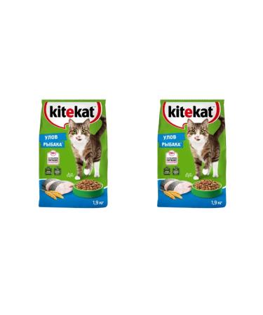 Kitekat Dry food catch of a fisherman 1.9 kg x2 pcs