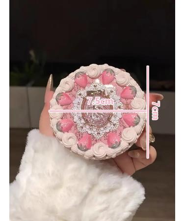 Matting powder-cream with strawberry decor-delicate texture - Buy Online on GoSupps.com