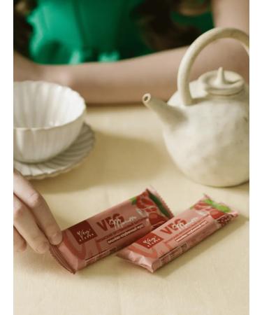 Simbirsk Atelier Bangs of plant protein cherry strawberries without sugar - Buy Online on GoSupps.com