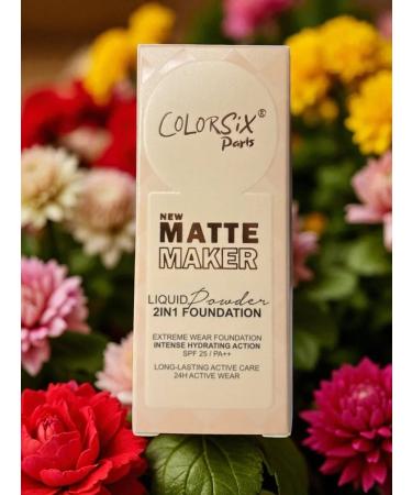COLORSIX PARIS MATTE MAKER Tonal from Pink Key Tone 02