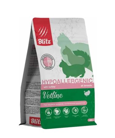 BLITZ Dry food for cats with food allergies dermatitis 0.4kg - Buy Online on GoSupps.com