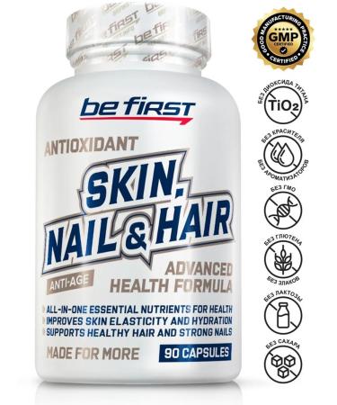 Be First Skin Nail & Hair Health Formula 60 Capsules - Buy Online on GoSupps.com